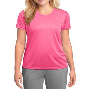 Camisetas de Poliéster para Mujer, Estilo Urbano, Cuello Redondo, Anti-Pilling, Anti-Arrugas, Secado Rápido, Ecológicas, Transpirables, Camiseta de Verano para Mujer - Product Image 5