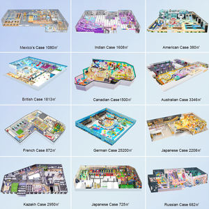 Centre de divertissement familial de 2000 m², parc d'attractions intérieur avec aire de jeux intérieure, parcours de ninja, trampoline <span class=keywords><strong>et</strong></span> jeux d'arcade - Product Image 6