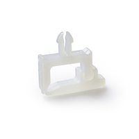 Pince de serrage de câble Essentra Push-in en nylon naturel UL94 V0 MWSLT pour micro-câbles, fixation supérieure