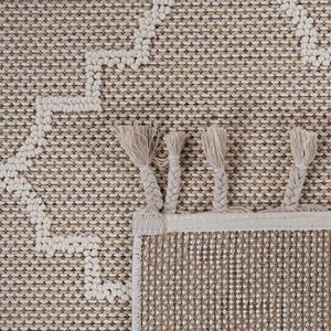 Juego de alfombras para interiores y exteriores NAAR Guros Collection 8X10 Ivory Trellis - Product Image 5