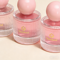 Flacon de parfum tendance vide 40 ml, flacon de parfum en verre de luxe vide avec emballage boîte