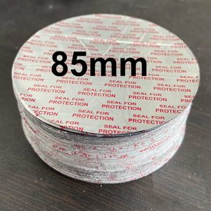 Tapón de rosca de aluminio con sello dorado de 40 mm para botellas de PET, pulverizador de inducción de 24 mm para frascos, vino, cuidado personal industrial y uso general. - Product Image 1