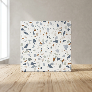Terazzo Export Carreaux de terrazzo en marbre 30x30cm Céramique pour salle de bain Qualité de sol mat - Product Image 4