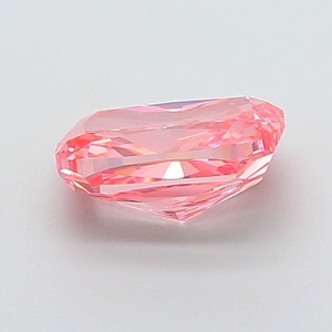 Diamant rose vif fantaisie modifié en forme de coussin de 2,63 carats, cultivé en laboratoire CVD, clarté VS1, excellente taille, pierre précieuse non montée pour la création de bijoux - Product Image 5