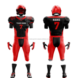 Uniforme de football américain de haute qualité conçu pour les matchs compétitifs avec des coutures renforcées et des zones de mobilité - Product Image 6