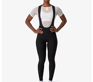 Cuissardes de cyclisme noires pour femmes, ajustées, anti-humidité, longues, rembourrées, séchage rapide, respirantes, écologiques - Product Image 5