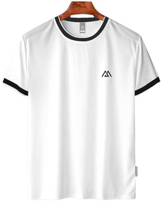 Impression par sublimation personnalisée de qualité supérieure coupe régulière quantité minimale de commande bas 65% coton, 35% polyester T-shirt GSM 180 pour hommes du Bangladesh - Product Image 4