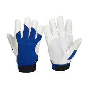 Guantes de Trabajo Mecánicos de Cuero Vacuno para Protección de Manos en Seguridad Industrial, Resistentes a la Abrasión y al Calor, Cómodos, Venta al Por Mayor - Product Image 1