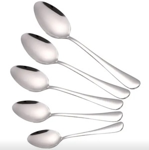 <b>Mirror</b> Polished Stainless Steel Flatware Set <b>Gold</b> Handle Silver Plated Cutlery Set for Wedding Restaurant & cafe Handcrafted - Product Image 3