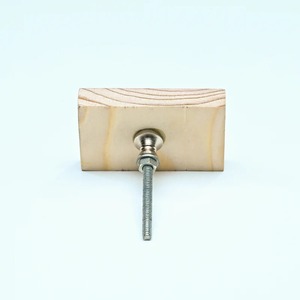 Handmade Modern Red Drawer Knobs Dresser Door Handles <b>Cupboard</b> Pulls <b>Pine</b> Wood Cabinet Kitchen Handle Top Easy Installation - Product Image 2