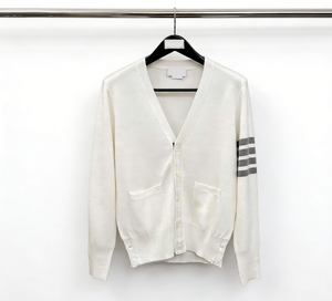 JAC22 J5298 Top de Punto Corto para Mujer, Cuello en V, Delgado, Holgado, de Manga Larga, para Invierno - Product Image 3