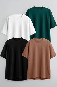 เสื้อยืดโอเวอร์ไซส์ผู้ชาย ยืดหยุ่นสูง สวมใส่สบาย ขายดีที่สุด รับผลิตแบรนด์ส่วนตัว จัดส่งรวดเร็ว - Product Image 2