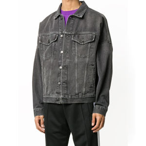 Acid Wash Denim <b>Jackets</b> Designed For Vintage Fashion And Streetwear Looks - Product Image 5