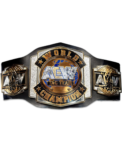 Réplique de la ceinture du championnat du monde AEW, taille adulte, titre de lutte avec plaques en laiton de 2 mm - Product Image 6