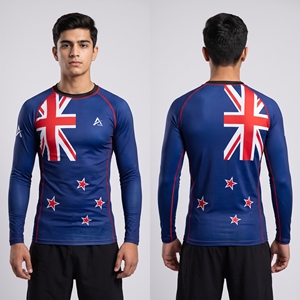 Ensemble Rash Guard de Jiu-Jitsu Personnalisé pour Femme – Haut de Compression à Manches Longues et Short – Tenue de Combat pour Femme – Fournisseur - Product Image 2