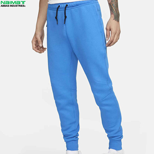 Pantalon de jogging respirant avec œillets pour hommes, idéal pour la gym, l'entraînement et le sport, ensemble de pantalons en molleton ventilés - Product Image 1