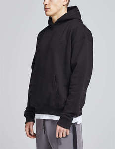 Wholesale Premium <b>600GSM</b> Fleece Pullover <b>Hoodie</b> Oversized Winter Warm Polyester Cotton Apparel Factory Direct Bulk Supply - Product Image 4