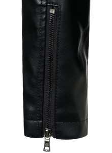 Wholesale Men's Genuine <b>Leather</b> Windproof Front Custom Biker Motorcycle <b>Jacket</b> <b>Retro</b> Fashion Outerwear Manufacturer O.E.M. - Product Image 2