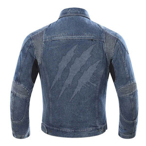 Chaqueta de Mezclilla para Hombre, a la Moda, Resistente al Viento, Chaqueta de Motociclista, Chaqueta de Mezclilla para Motociclista, Gran Venta - Product Image 4