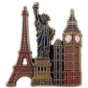 Imán para Refrigerador, Artículos Promocionales Personalizados, Insignia 2D/3D, Diseño Gratuito, Productos Metálicos Plateados Duraderos, Gran Venta, Tendencia 2026 - Product Image 1