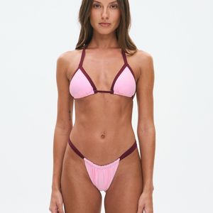 Women's 2 <b>Sports</b> <b>Bikini</b> <b>Set</b> Customized Color Spandex/Nylon Breathable Eco-Friendly Women's Professional <b>Sport</b> Suit High Quality - Product Image 1