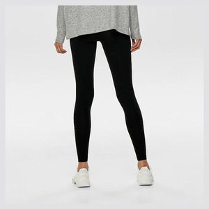Leggings Negros de Cintura Alta, Largos hasta el Tobillo, de Satén, Tejido Sin Costuras, Transpirables, de Secado Rápido, Ecológicos, Formales, de Color Sólido para Primavera - Product Image 5