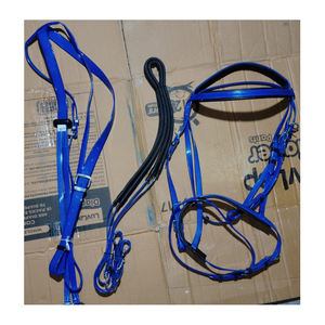 À VENDRE PVC SANGLE CHEVAL BRIDLE ET MARTINGALE AVEC RACCORDS ROUILLANTS INDE FAIT COULEUR B EN DOLLAR 12 CARTE DE CRÉDIT ACCEPTÉE - Product Image 6