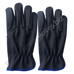 High Quality Sunny Brand Yellow Cow Leather <b>Driver</b> <b>Gloves</b> Durable Anti-Slip Industrial Working <b>Gloves</b> - Product Image 4