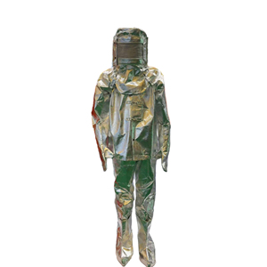 Aluminized <b>Fire</b> Proximity Suit Heat Resistant Protective Clothing with Helmet High Temperature Foundry Thermal Safety Workwear - Product Image 1