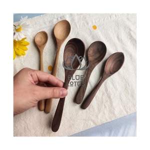 Cucharas de Madera Talladas 2026, las Más Vendidas, para Decoración de Cocina Rústica y Cocina, Madera Pura, Limpia, Segura, Artesanía Única, Paquete de Madera - Product Image 1