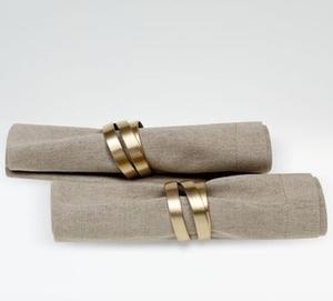 Juego de Servilleteros de Latón Hechos a Mano de Alta Gama, Accesorios de Lujo para Mesa de Comedor para Restaurantes, Hoteles y Decoración Premium para el Hogar - Product Image 1