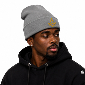 Heritage Masonic Regalia Greek Apparel Brotherhood Fraternity Masonic Wear <b>Winter</b> Geometric Design Streetwear Style <b>Winter</b> <b>Cap</b> - Product Image 3