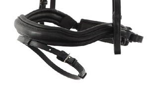 Têtière artisanale en cuir de vachette pour chevaux de style western avec motif floral – Équipement d'équitation durable et élégant pour chevaux - Product Image 2
