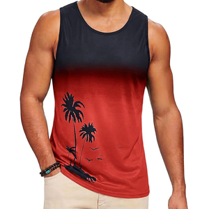 Débardeurs de sport tricotés pour hommes, style streetwear, séchage rapide, dos en Y, pour la musculation et la gym - Product Image 3