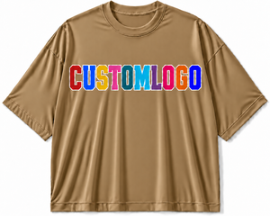 T-shirt gris à manches courtes pour homme avec logo personnalisé sur le devant, 100 % coton, col rond, motif imprimé, coupe décontractée et ample - Product Image 1
