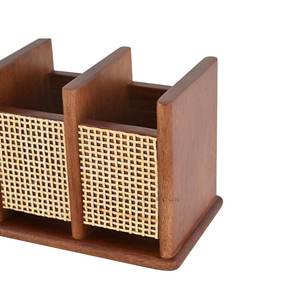Natural Wood Cutlery Holder <b>Kitchen</b> Utensil Stand <b>for</b> Home and Restaurant - Product Image 5