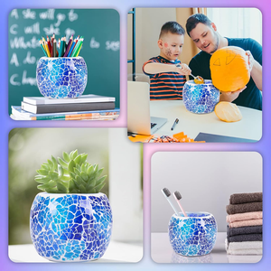 <b>Glass</b> <b>Candle</b> <b>Holder</b> for Tealight <b>Candles</b> Colorful Decorative <b>Candle</b> Lantern with Artistic <b>Glass</b> Design for Home Decor Tabletop - Product Image 4