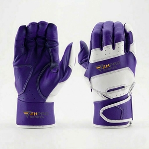 Gants de frappe de baseball de qualité supérieure en cuir, manches longues, pour jeunes et adultes, par REHPRO SPORTS - Product Image 1