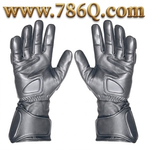 Lo último en guantes tácticos de protección de manos de seguridad para nudillos de cuero resistente al corte con pantalla táctil - Product Image 1
