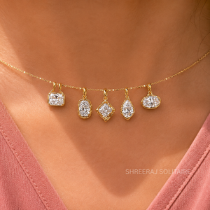 จี้เพชรเพาะเลี้ยงในห้องปฏิบัติการ 1 กะรัต รับรองโดย IGI รูปทรง Asscher ชุบโรเดียม ความสะอาด DEF-VVS2/VS1 ทอง 14K/18K สำหรับผู้หญิง - Product Image 6
