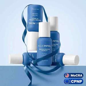 Sérum de nuit correcteur de taches brunes Blue Petal avec acide tranexamique et acide hyaluronique pour l'hyperpigmentation et l'éclaircissement - Product Image 3