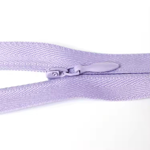 Wholesale Nylon Invisible Zippers 3# 4# Closed End Long Chain <b>Zip</b> for Sewing Garments & <b>Bags</b> Hidden <b>Zip</b> Stock - Product Image 1