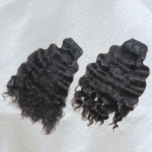 Extensiones de Cabello Humano Remy Crudo Sin Procesar de Doble Trama, Estilo Templo del Sur de la India, 10-32 Pulgadas, Venta al por Mayor Directa de Fábrica - Product Image 6