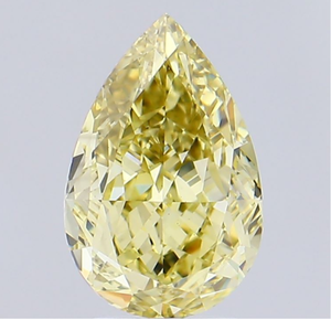 Diamante Cultivado en Laboratorio con Certificación IGI, Corte Pera Modificado de 3.55 CT, Color Amarillo Intenso Fantasía, Claridad VS1, CVD LG 627477663, ROYAL GEMS - Product Image 1
