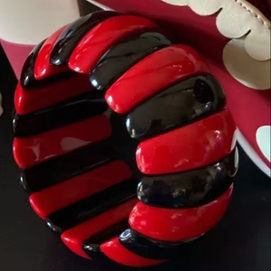 Vintage Inlay Acrylic Gemstone Chunky Resin <b>Bangles</b> <b>Bracelet</b> for Women Stacked Lady Party Cuff on Wrist Accessories Jewelry Gift - Product Image 1