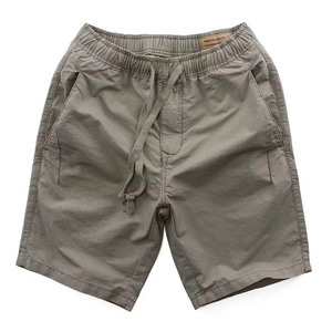 Shorts décontractés tendance pour hommes, coupe slim, couleur unie, shorts de travail décontractés noirs pour hommes - Product Image 4