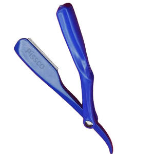 มีดโกนหนวดแบบตรง พับได้ ทำจากสแตนเลส พร้อมใบมีดเปลี่ยนได้ - Product Image 6