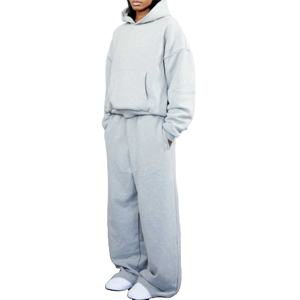 Chándal de invierno holgado con hombros caídos de gran tamaño y peso pesado personalizado, 2 piezas, precio al por mayor, Material de alta calidad - Product Image 1