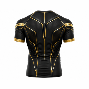 T-shirt de compression à manches courtes pour homme, léger, performant, à séchage rapide, pour la natation, le surf et l'entraînement - Product Image 2
