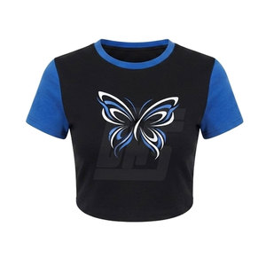 T-shirts courts confortables pour femmes, matière respirante, parfaits pour les tenues décontractées, la gym et les voyages. - Product Image 5